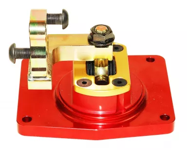 Qwik Stik Shifter TKO500/600 Mid-Shift, 2" Left 1.300" - 1.800" Bwd, Rear Cover Plate